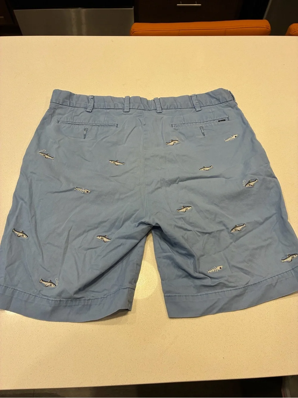 Polo Ralph Lauren Stretch Classic Fit Shark Embroidered Shorts